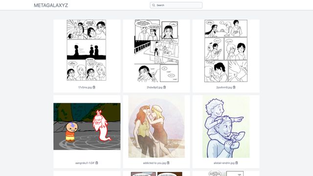 Screenshot of Metagalaxyz