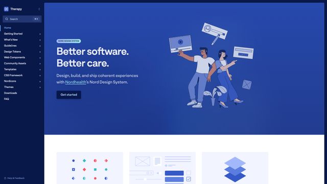 Screenshot of Nord Design System