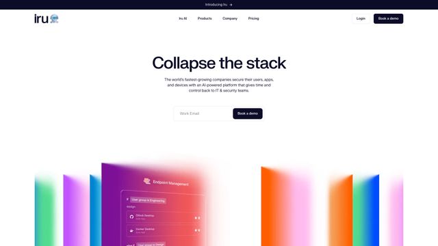 Screenshot of Iru: Identity, Endpoint, & Compliance for IT & Security | Iru