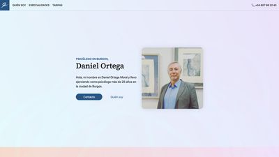 Screenshot of Daniel Ortega Moral