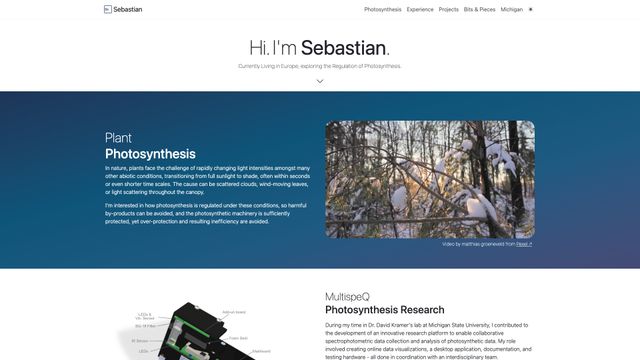 Screenshot of Sebastian Kuhlgert