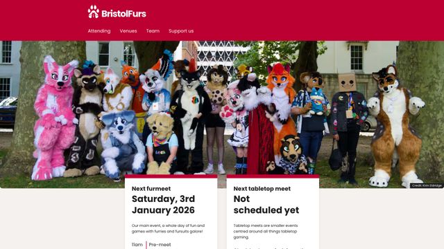 Screenshot of BristolFurs