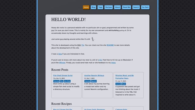 Screenshot of Heavy Home