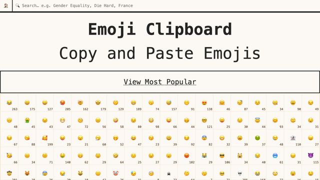 Screenshot of Emoji Clipboard | ✂️ Copy and Paste Emojis 📋
