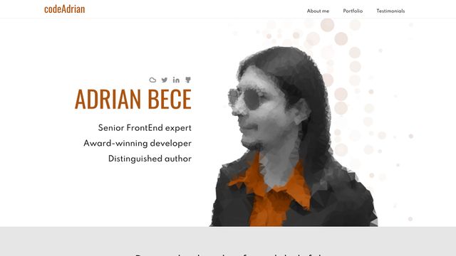 Screenshot of Adrian Bece