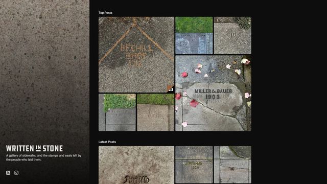 Screenshot of Written in Stone