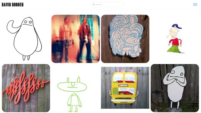 Screenshot of Home - David Rhoden