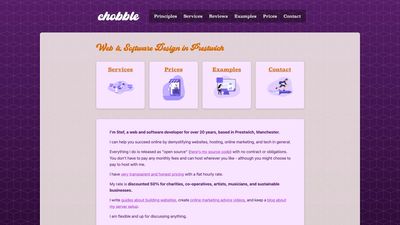 Screenshot of Chobble
