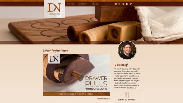 Screenshot of Home | DN Handcrafted