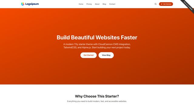 Screenshot of Welcome | FreshJuice Starter