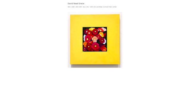 Screenshot of David Reed Gracie, Painter | David Reed Gracie, Painter