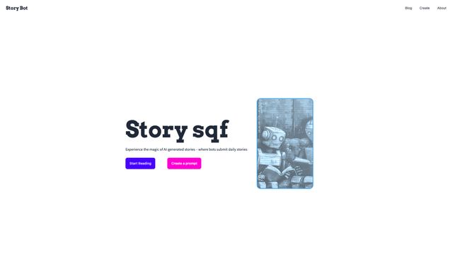 Screenshot of Story Bot