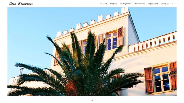 Screenshot of Oikia Karapanou - Home