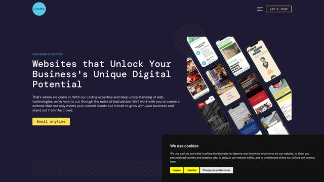 Screenshot of Web Design Gloucester | Doddle Web Solutions