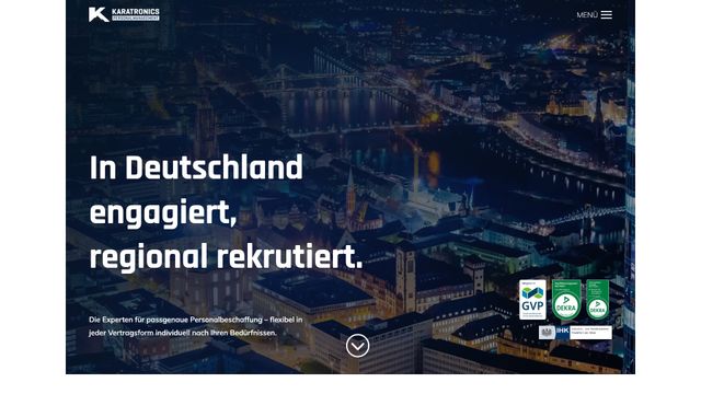 Screenshot of Karatronics - Personalmanagement