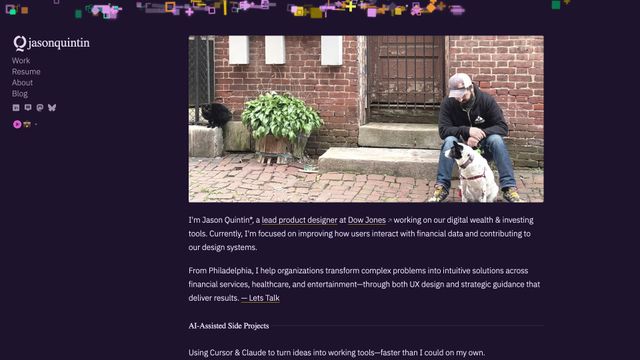 Screenshot of Jason Quintin