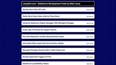 Screenshot of LaceySnr