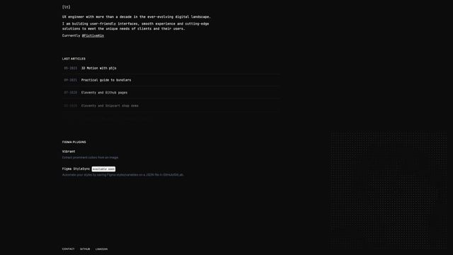 Screenshot of Home | Léa Tortay