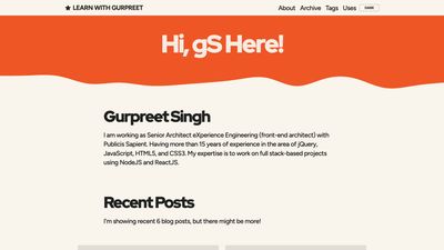 Screenshot of Learn with Gurpreet