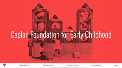 Screenshot of Caplan Foundation for Early Childhood