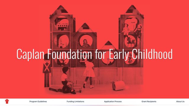 Screenshot of Home · Caplan Foundation for Early Childhood
