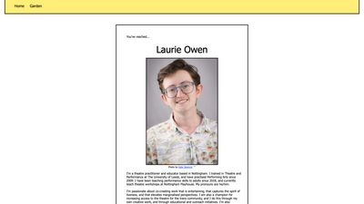 Screenshot of Laurie Owen