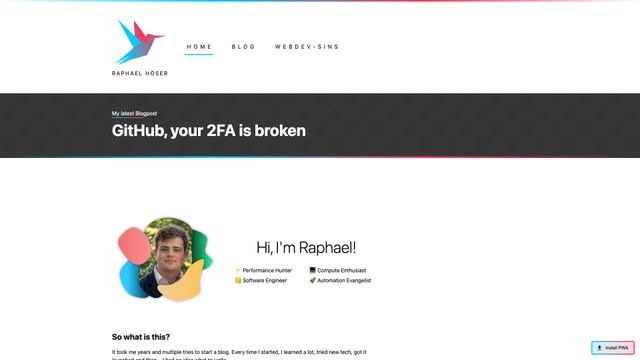 Screenshot of Snapstromegon - Home