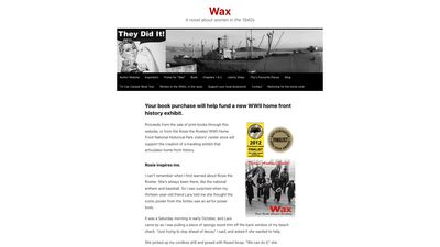 Screenshot of Wax - A novel about omen in the 1940s