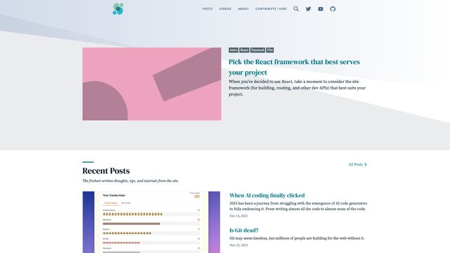 Screenshot of Hi, I'm Sean. | Sean C Davis