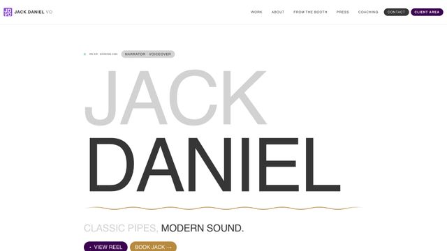 Screenshot of Jack Daniel