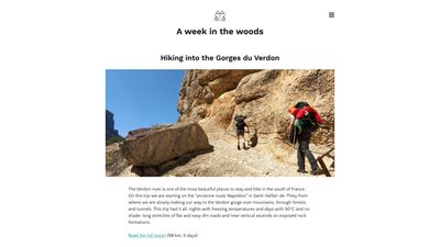 Screenshot of A Week in the Woods