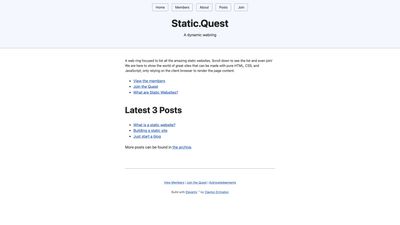 Screenshot of Static.Quest