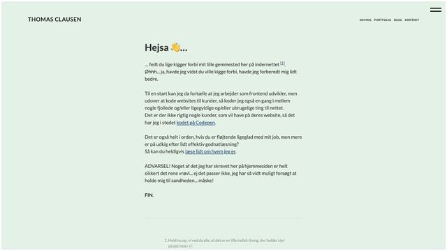 Screenshot of Hejsa 👋…