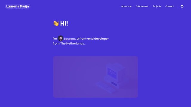 Screenshot of Laurens Bruijn