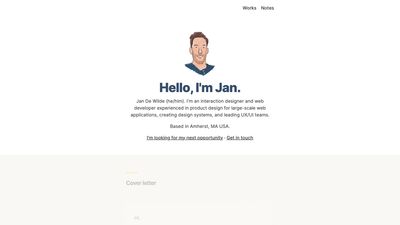 Screenshot of Jan De Wilde