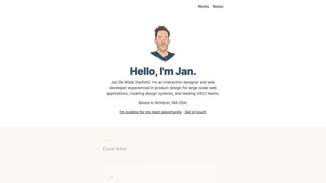 Screenshot of Jan De Wilde