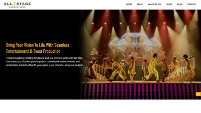 Screenshot of All Stage Productions