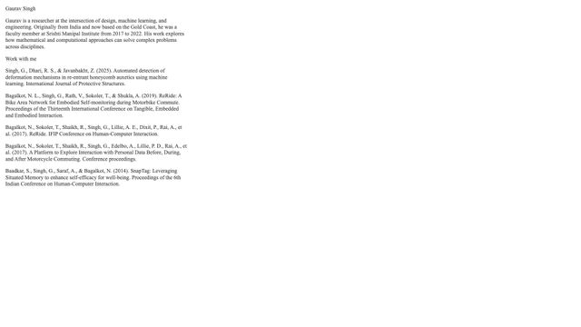 Screenshot of Home | Gaurav Singh