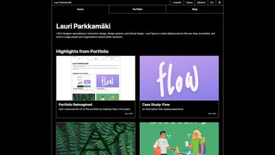 Screenshot of Lauri Parkkamäki