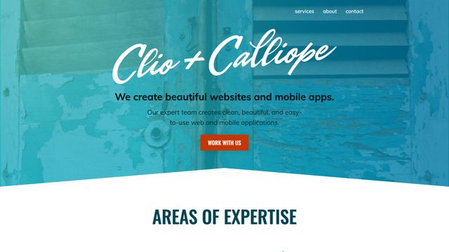 Screenshot of Clio + Calliope App Development