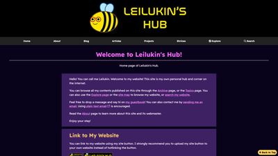 Screenshot of Leilukin's Hub