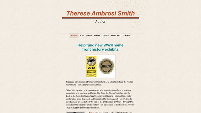Screenshot of Therese Ambrosi Smith