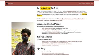 Screenshot of Jacky Alciné