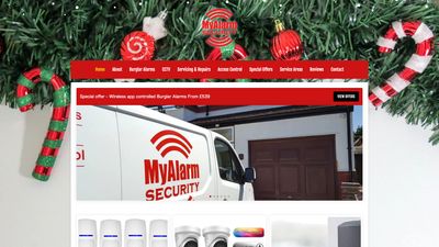 Screenshot of MyAlarm Security