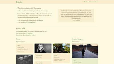 Screenshot of Dansite