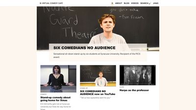 Screenshot of Virtual Comedy Cafe