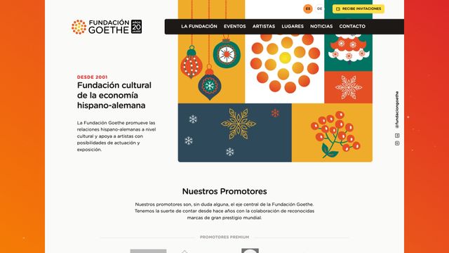 Screenshot of Fundación Goethe España