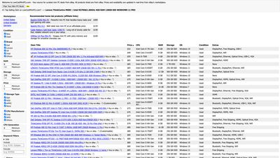 Screenshot of Low-cost Mini PCs