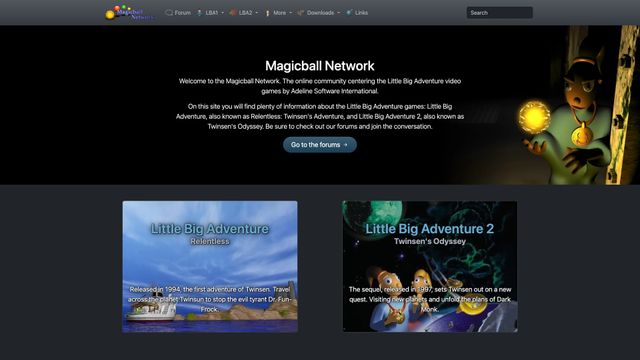 Screenshot of Magicball Network - the Little Big Adventure
