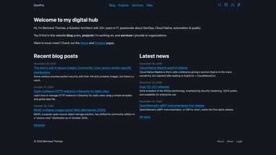 Screenshot of DevPro